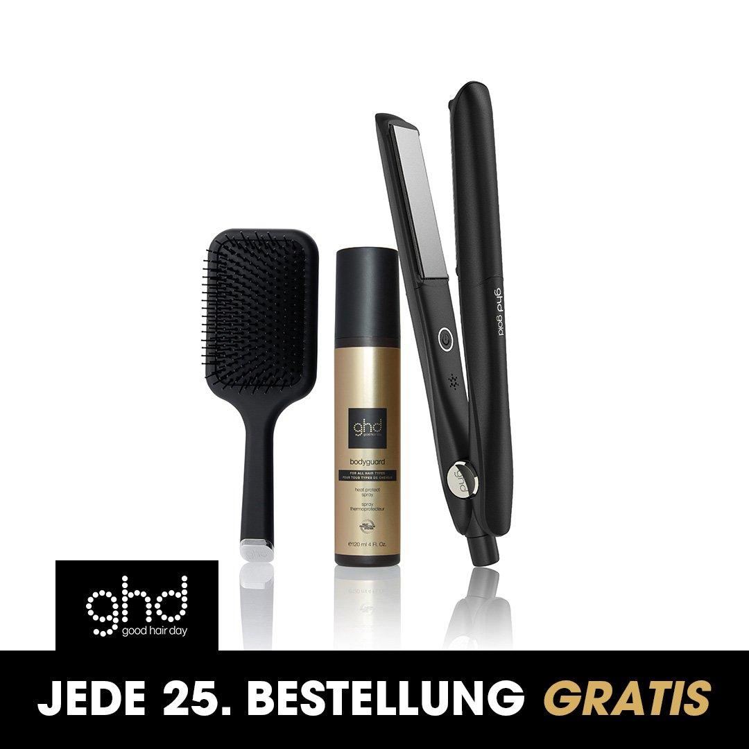 ghd Gold Glätteisen Set In Schwarz, Schwarzes Bundle
