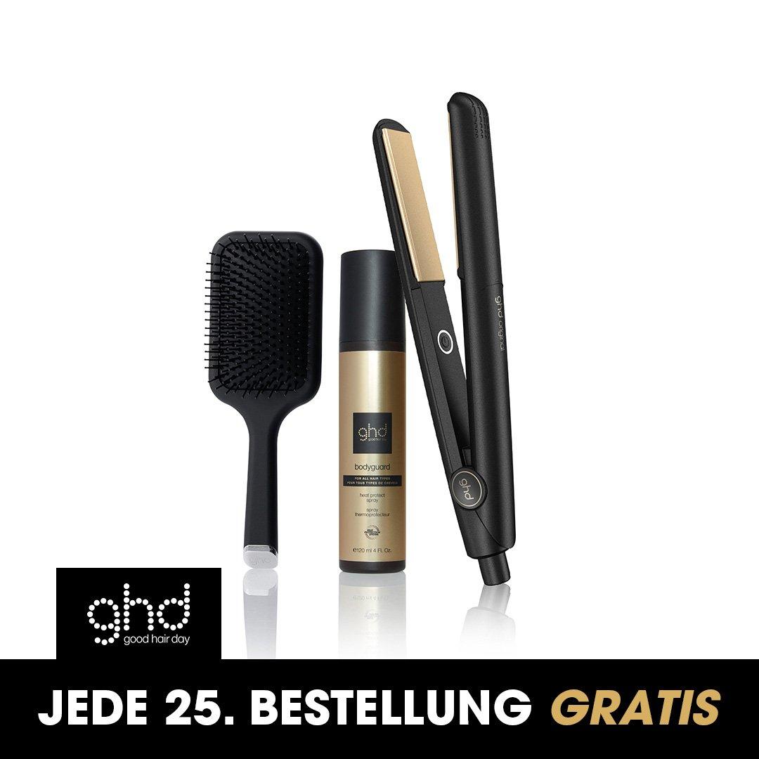 ghd Original Glätteisen Set In Schwarz, Schwarzes Bundle