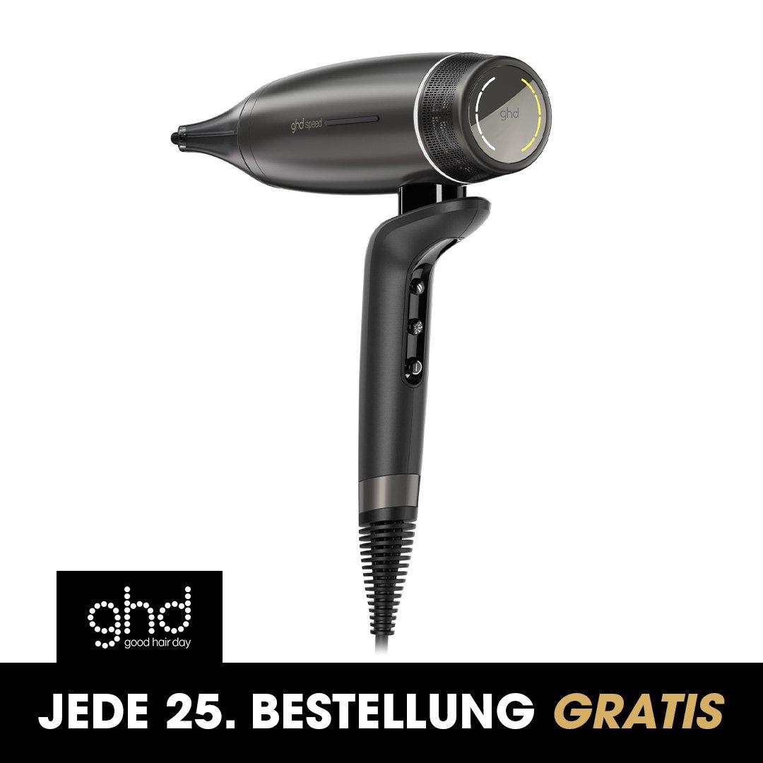 Neu ghd Speed Haartrockner In Titangrau, Titanium Black