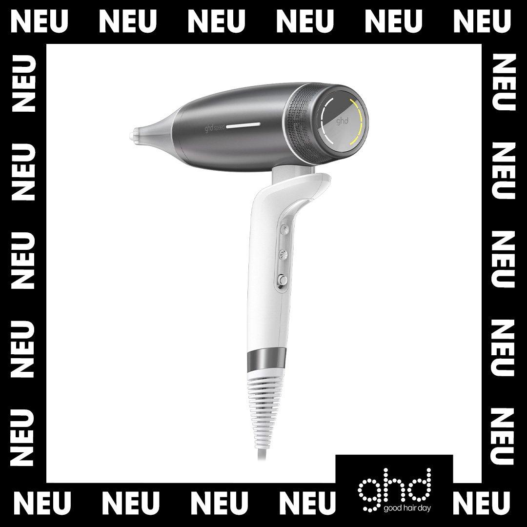 Neu Speed Haartrockner In Silberweiss, Silver White