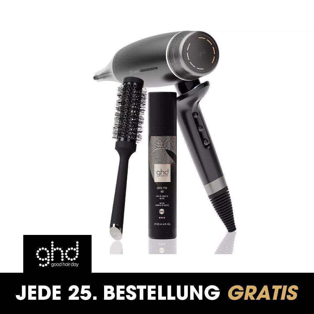 Neu ghd Speed Haartrockner Set In Schwarz, Schwarzes Bundle