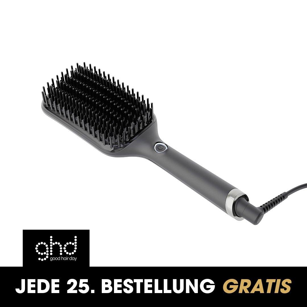 Neu: ghd Glide+ Max Hot Brush Für Langes, Dickes & Lockiges Haar, Schwarz