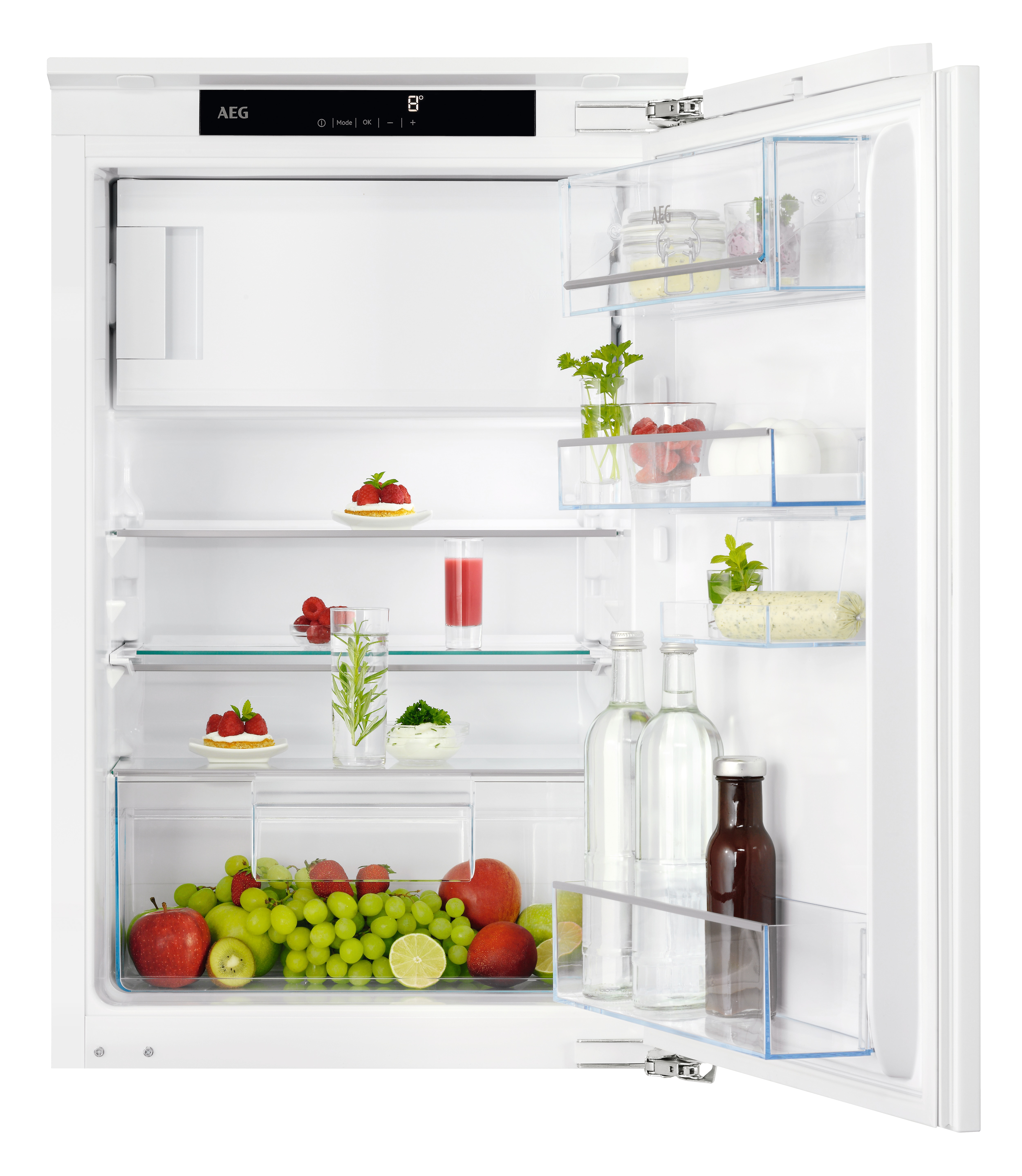 AEG Einbaukühlschrank / 880 mm / 4-Sterne-Gefrierfach / 118 L / Festtür TF5OS88WDF