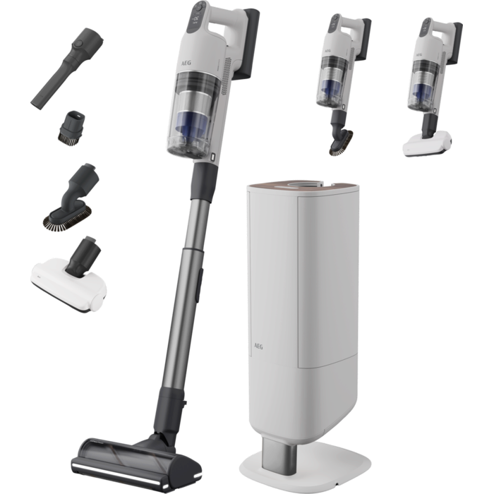 AEG 9000 Akku-Staubsauger / Akku-Laufzeit: bis zu 80 Min. / Farbe: Shell White AP91HB21ES