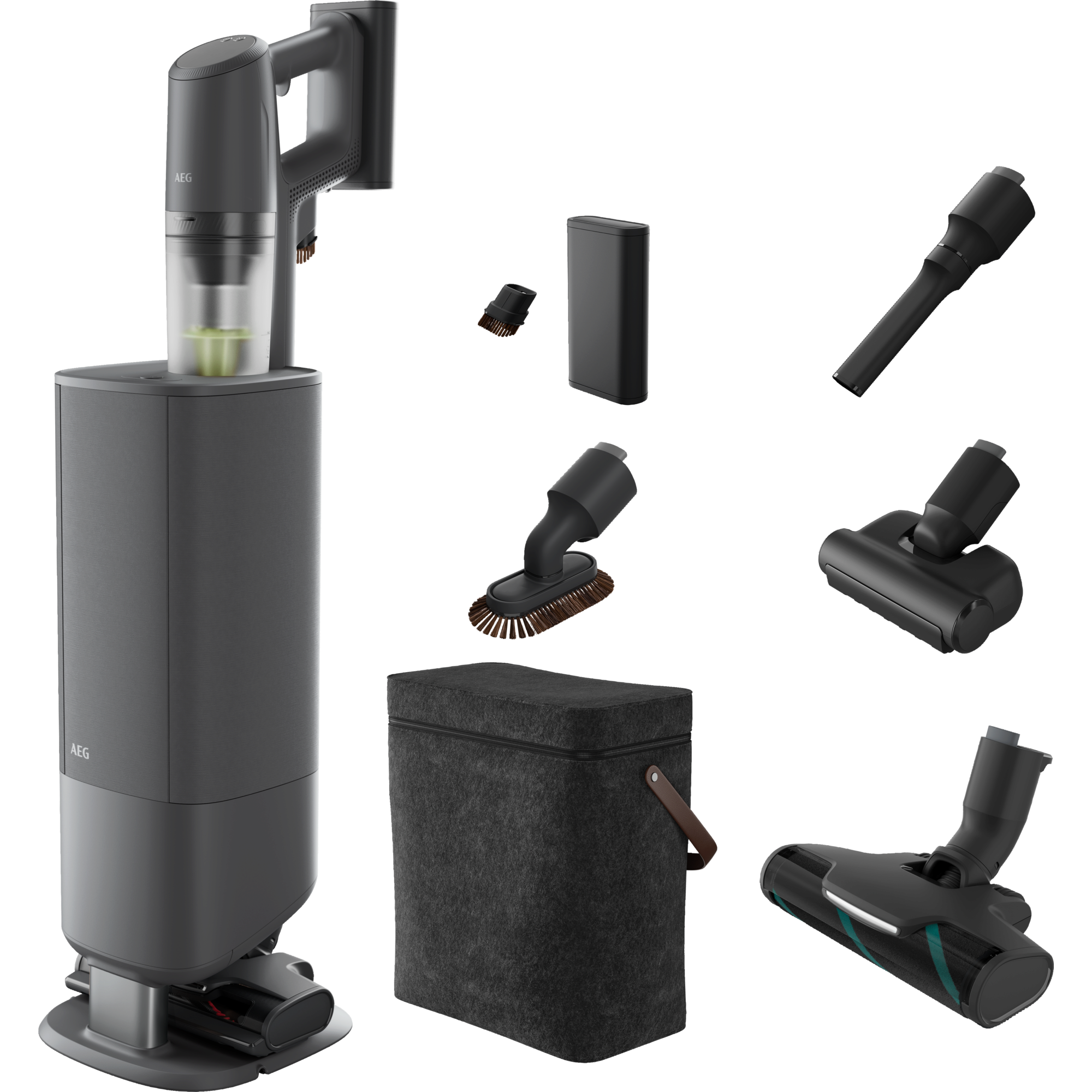 AEG 8000 Akku-Staubsauger kabellos / Farbe: Dark Grey AP83A25XNX