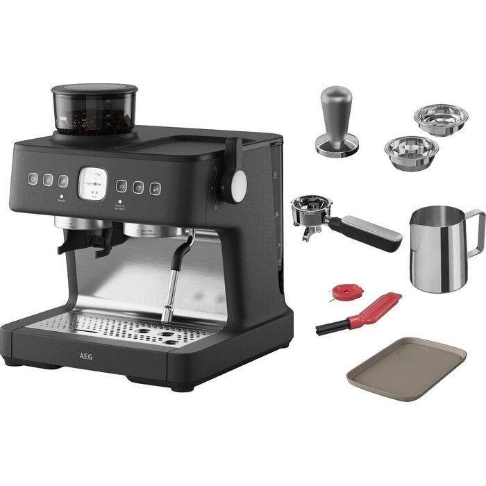 AEG Espresso Siebträgermaschine EC8-1-8BP 8000