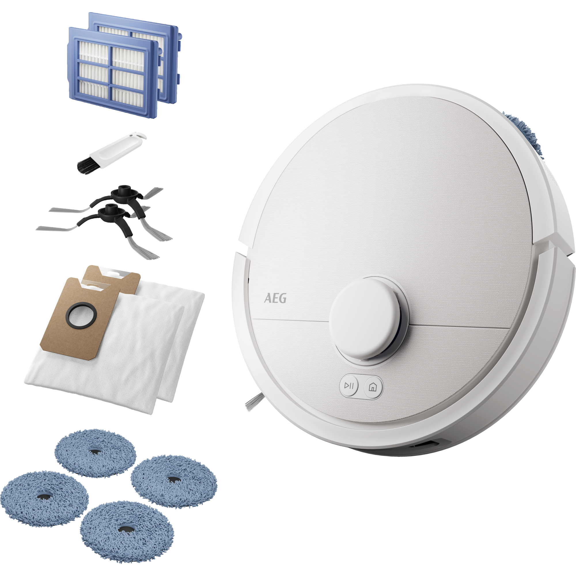AEG Trilobite Robot Cleaner Saugroboter Lidar / Farbe: Shell White AR81UW3SW