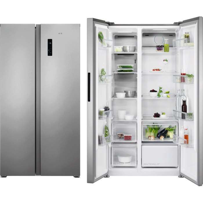 AEG 9000 MultiChill 0° / Side by Side Kühlschrank / 1770 mm / 593 L / NoFrost RXB659E6NU