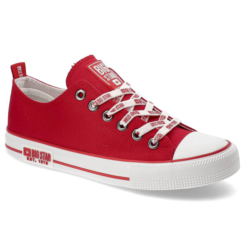 Rote Turnschuhe Big Star Bequeme Damenschuhe