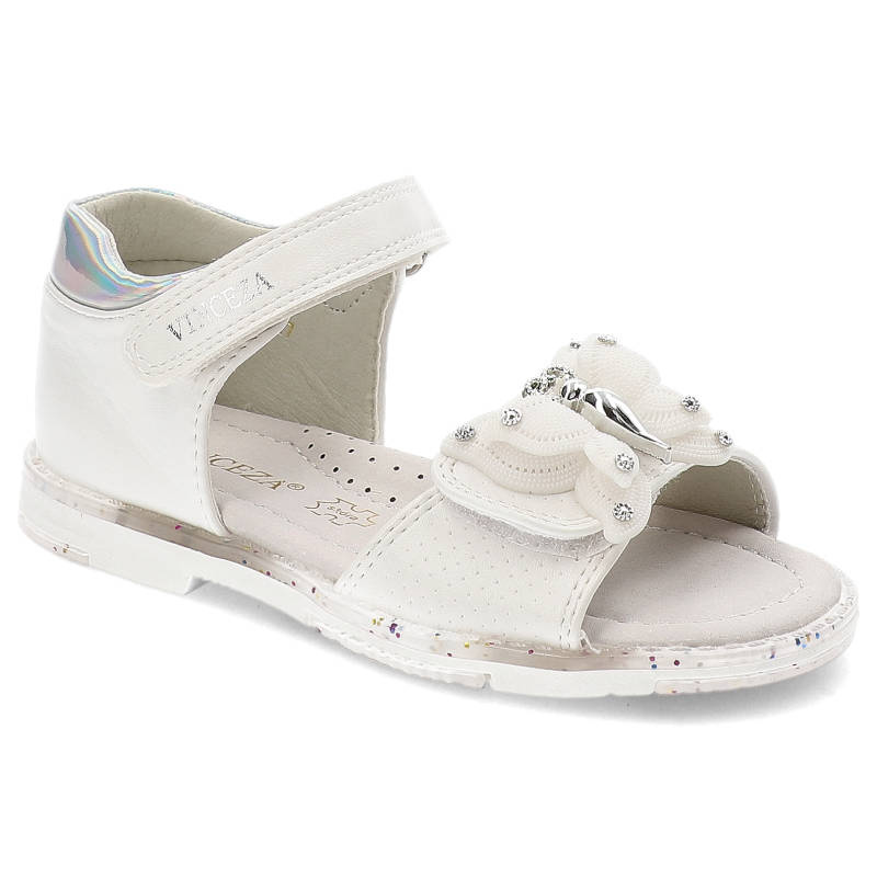 Weiße Sandalen Vinceza Bequeme Kinderschuhe