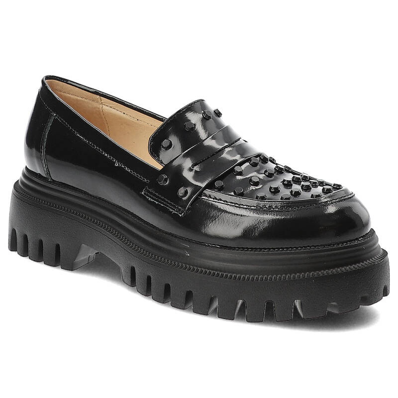 Schwarze Halbschuhe Simen Modische Damenschuhe