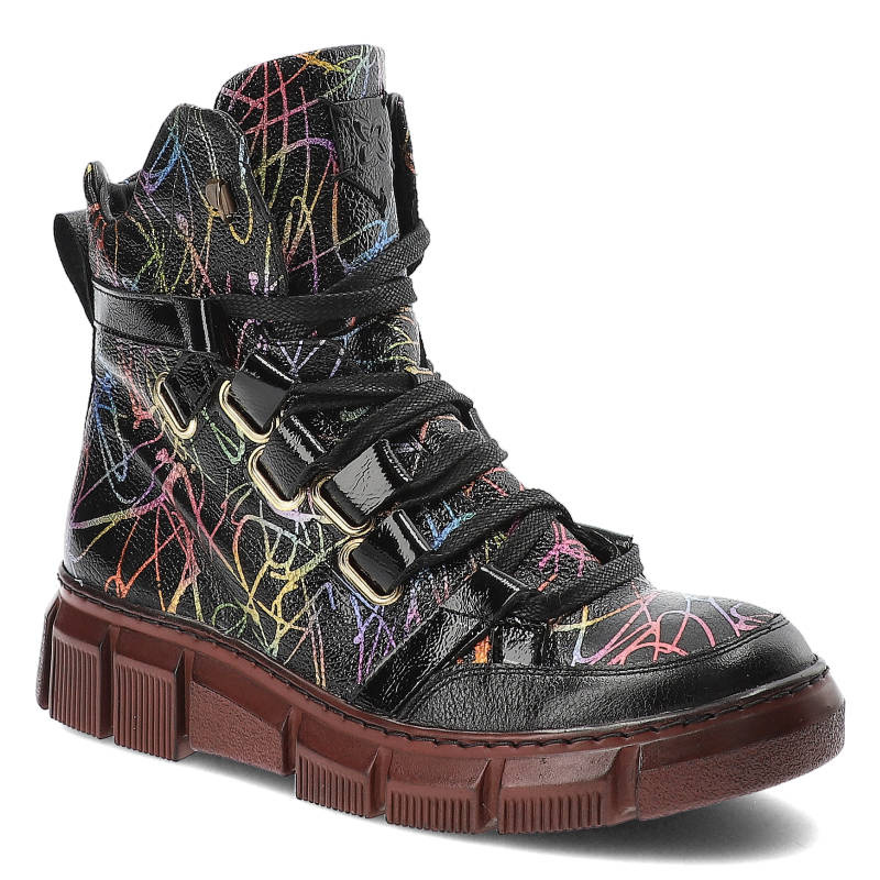 Schwarze Stiefeletten Maciejka Gefütterte Damenschuhe