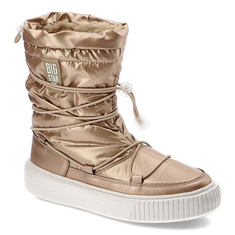 Beige Schneeschuhe Big Star Gefütterte Damenschuhe