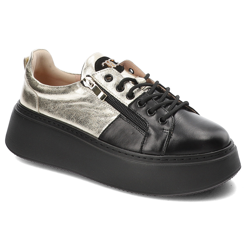 Schwarze Sneakers Armodo Modische Damenschuhe