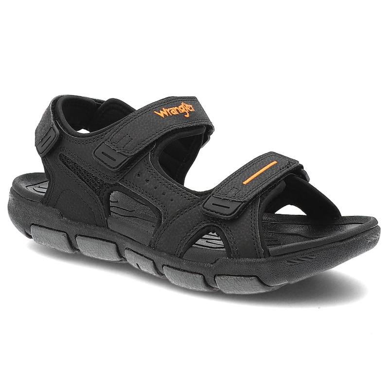 Schwarze Sandalen Wrangler Sportliche Herrenschuhe