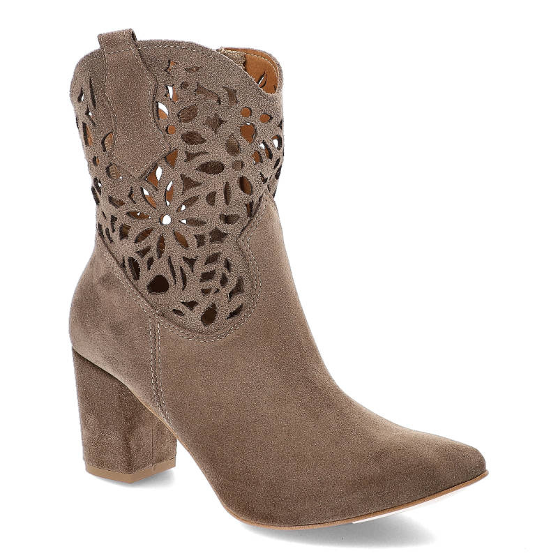 Braune Stiefeletten Damiss Modische Damenschuhe