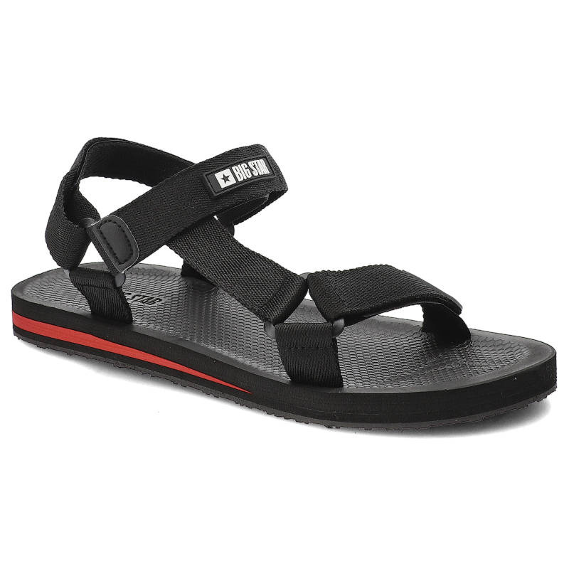 Schwarze Sandalen Big Star Sportliche Herrenschuhe
