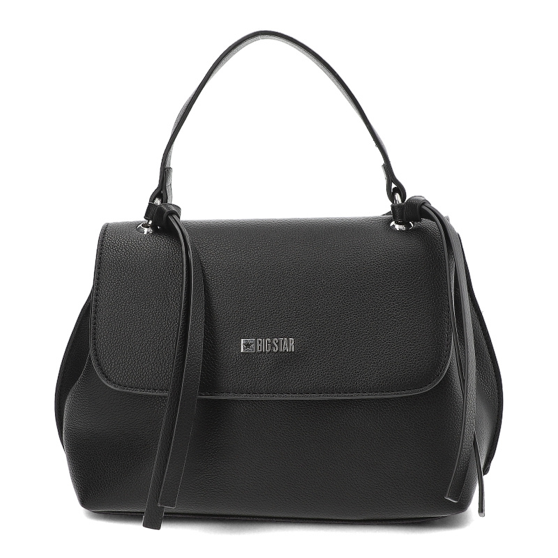 Schwarze Handtasche Big Star Modischer Damen-Koffer