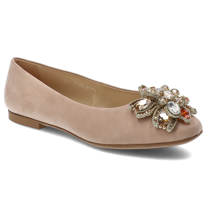 Beige Ballerinas Armodo Elegante Damenschuhe