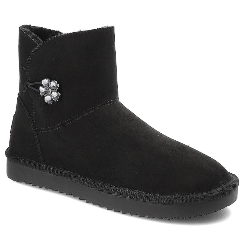 Schwarze Schneeschuhe Marco Tozzi Gefütterte Damenschuhe