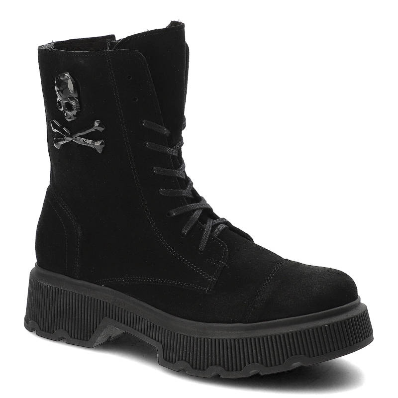 Schwarze Stiefeletten Exquisite Modische Damenschuhe Für Herbst