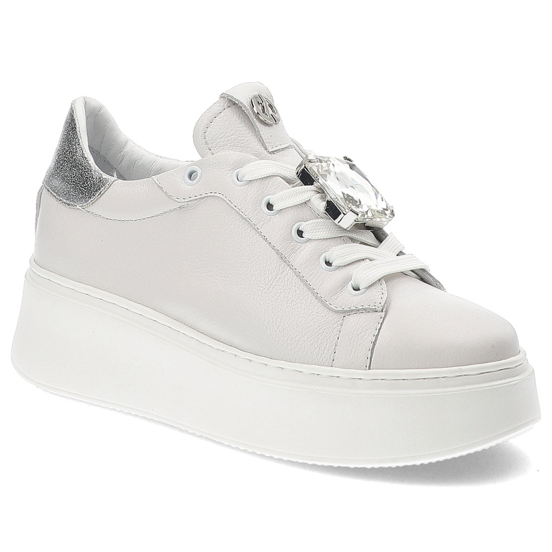 Weiße Sneakers Carinii Sportliche Damenschuhe