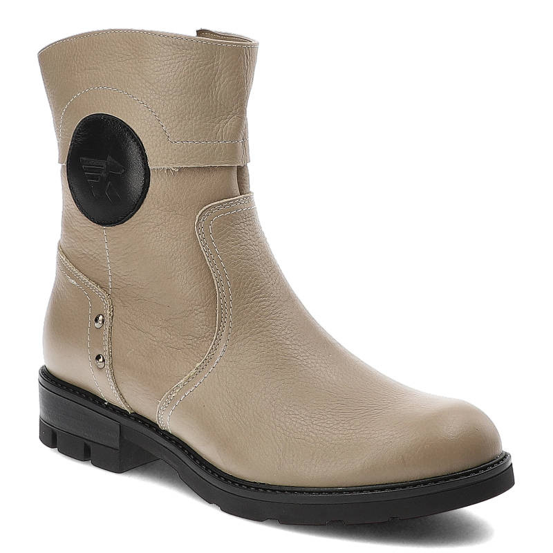 Beige Stiefeletten Karino Elegante Damenschuhe