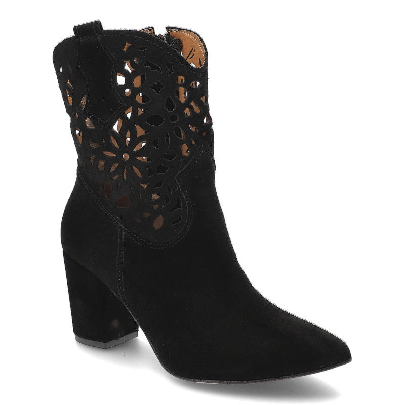 Schwarze Stiefeletten Damiss Bequeme Damenschuhe