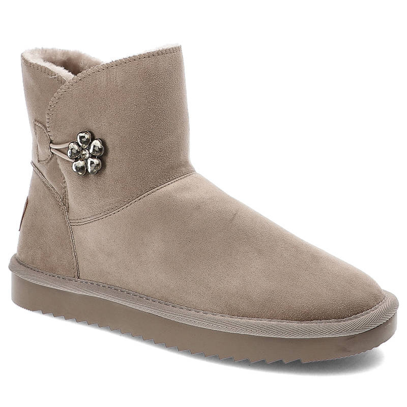 Graue Schneeschuhe Marco Tozzi Gefütterte Damenschuhe