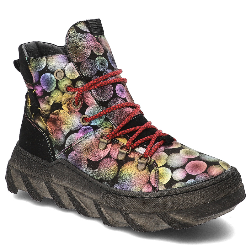 Bunte Stiefeletten Maciejka Elegante Damenschuhe