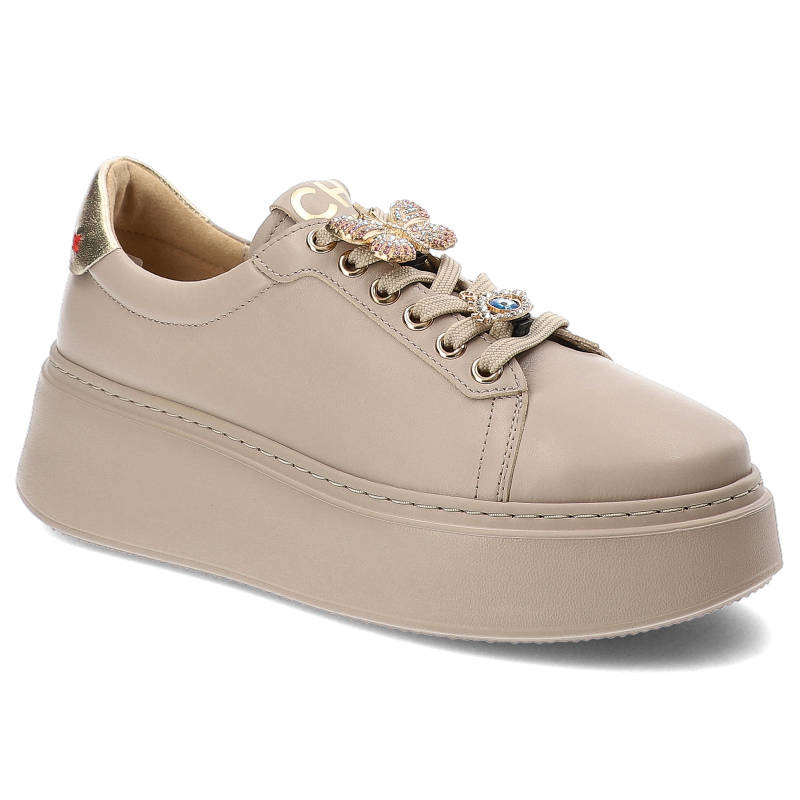 Beige Sneakers Chebello Stylische Damenschuhe