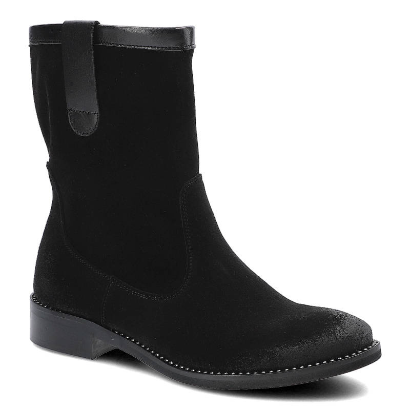 Schwarze Stiefeletten Dwunasty Shoes Stylische Damenschuhe