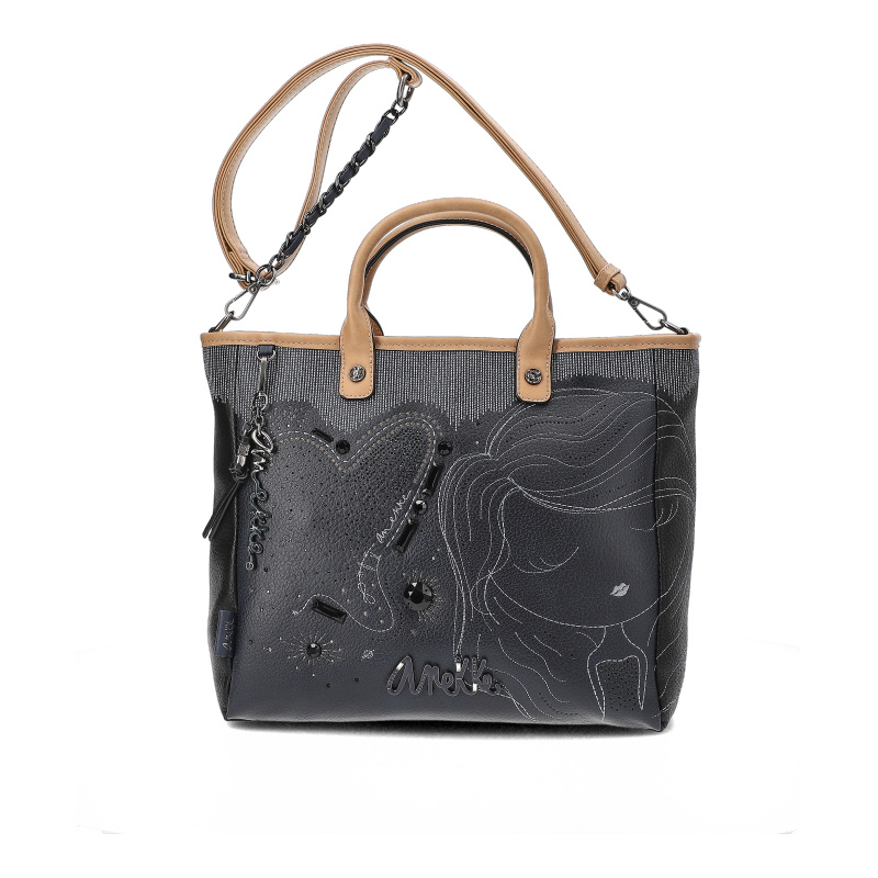 Dunkelblaue Handtasche Anekke Für Frauen