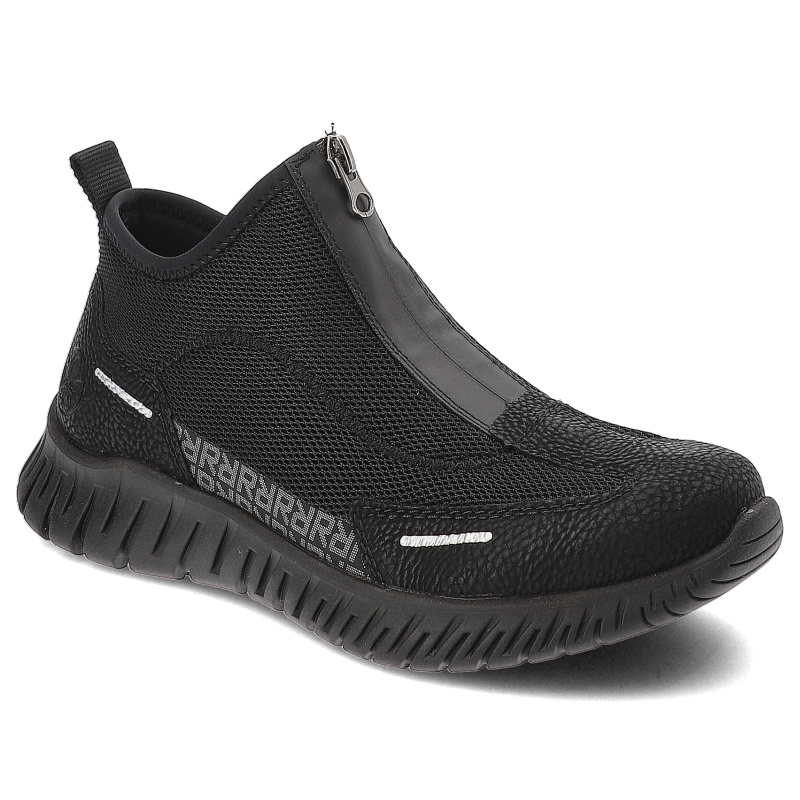 Schwarze Halbschuhe Rieker Sportliche Damenschuhe