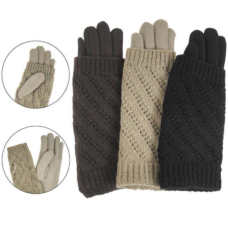 Schwarze Damen Handschuhe Moraj Mit Pelz
