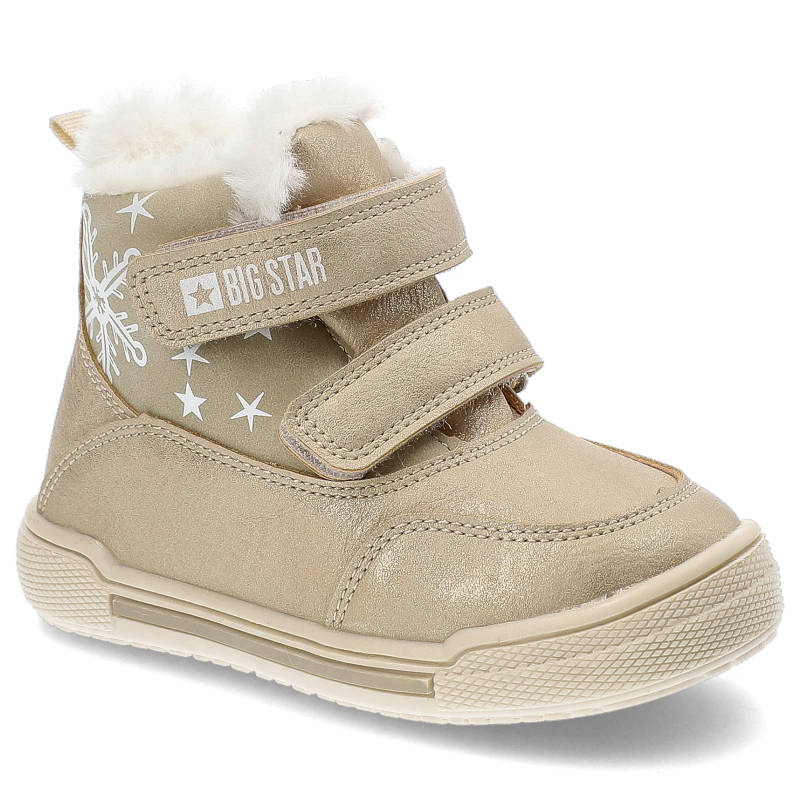 Beige Schneeschuhe Big Star Gefütterte Kinderschuhe