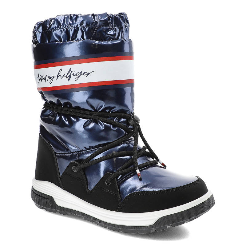Dunkelblaue Schneeschuhe Tommy Hilfiger Modische Damenschuhe