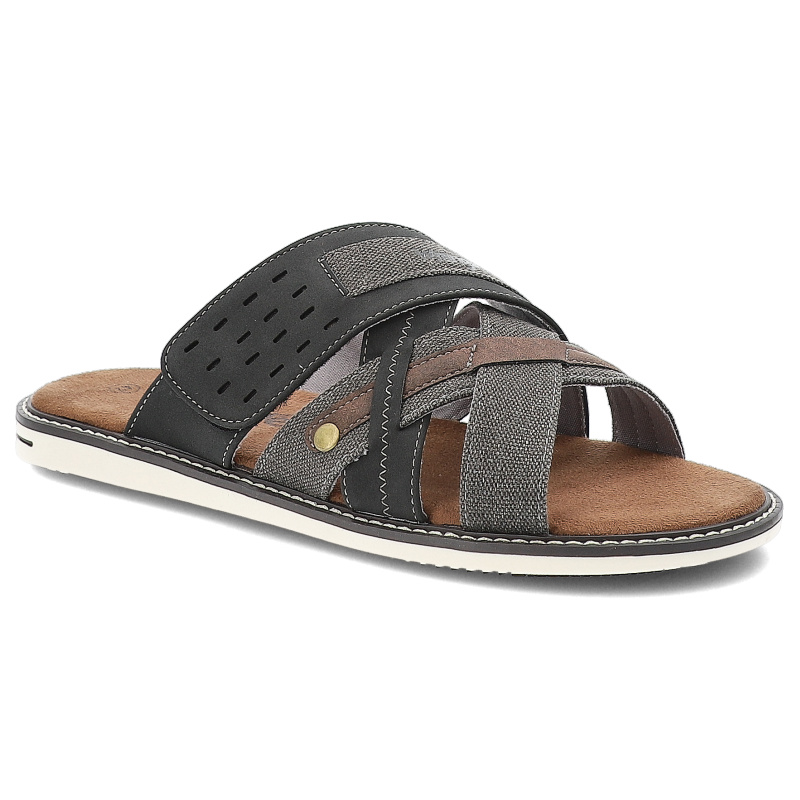 Schwarze Flip-Flops Wrangler Modische Herrenschuhe