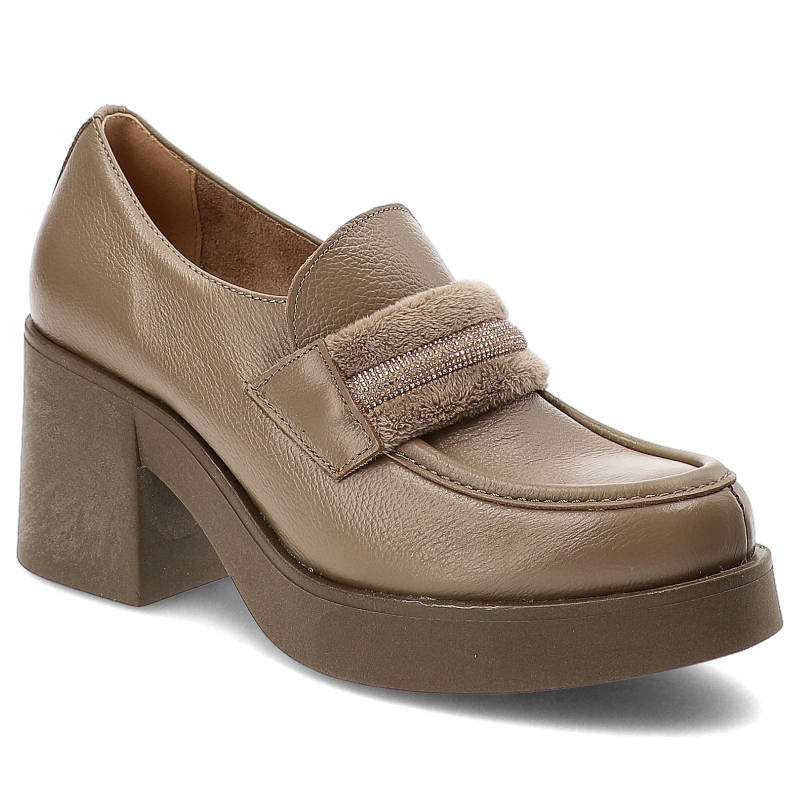 Braune Halbschuhe Lemar Damen Bequeme Damenschuhe