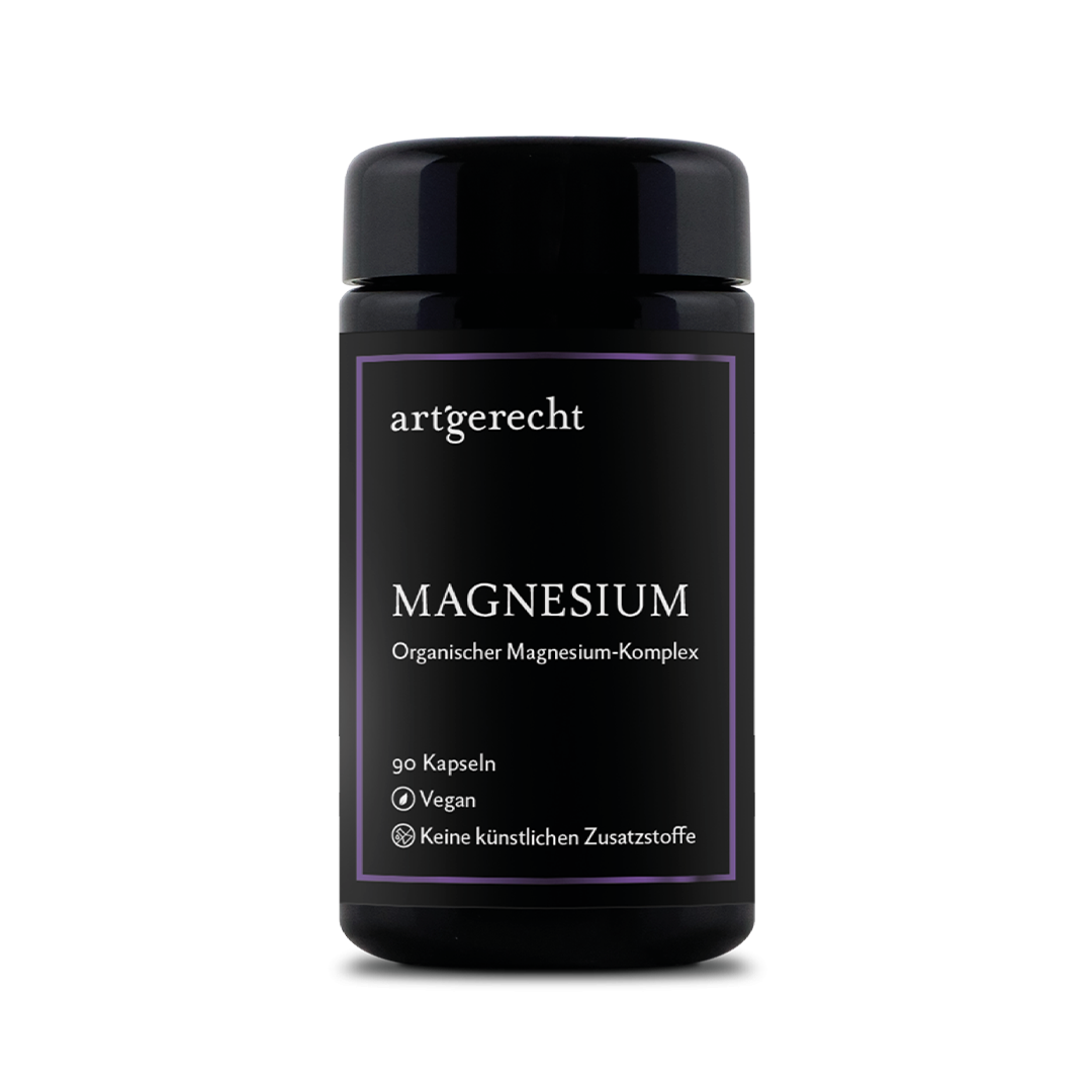 Magnesium | 90 Kapseln | Magnesiumcitrat, Magnesiumbisglycinat, Magnesiummalat - organische Formen, auf der Kölner Liste®