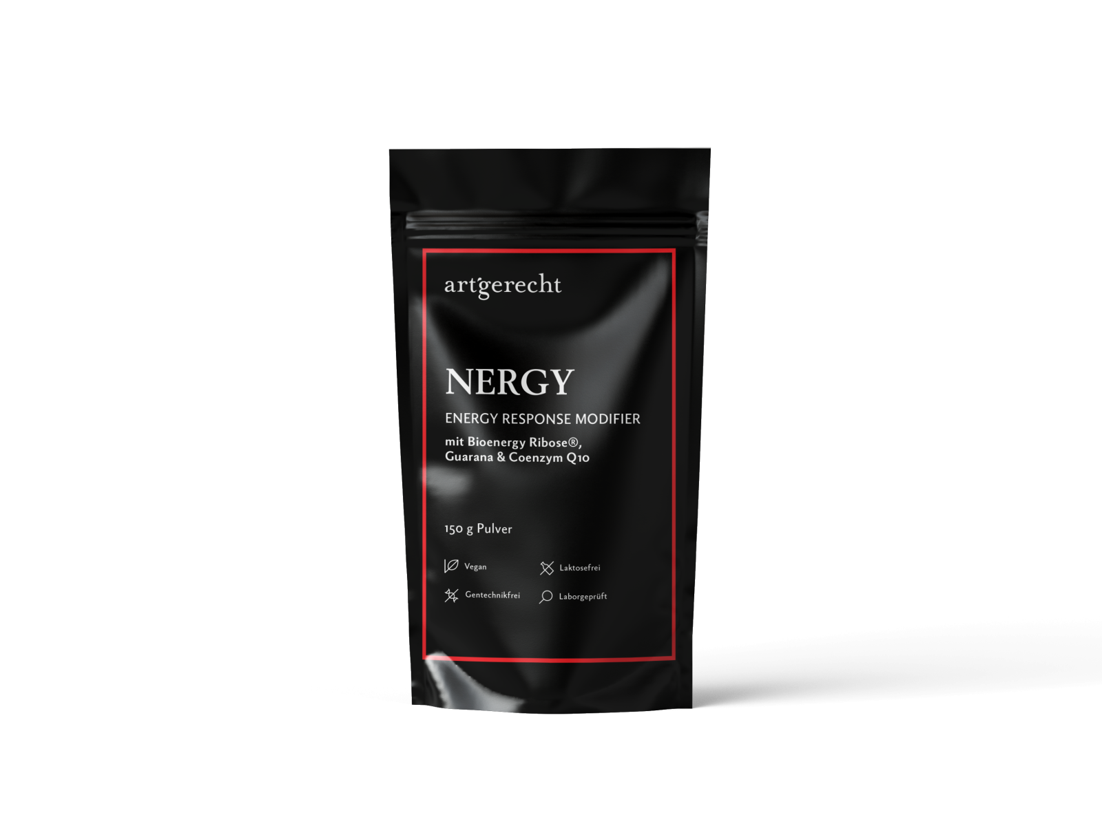 NQ10 Veganer Energy Booster mit Coenzym Q10 | 150 g | Bioenergy Ribose, B-Vitamine, Guarana & Taurin – ohne Zucker Crash, glukosefrei