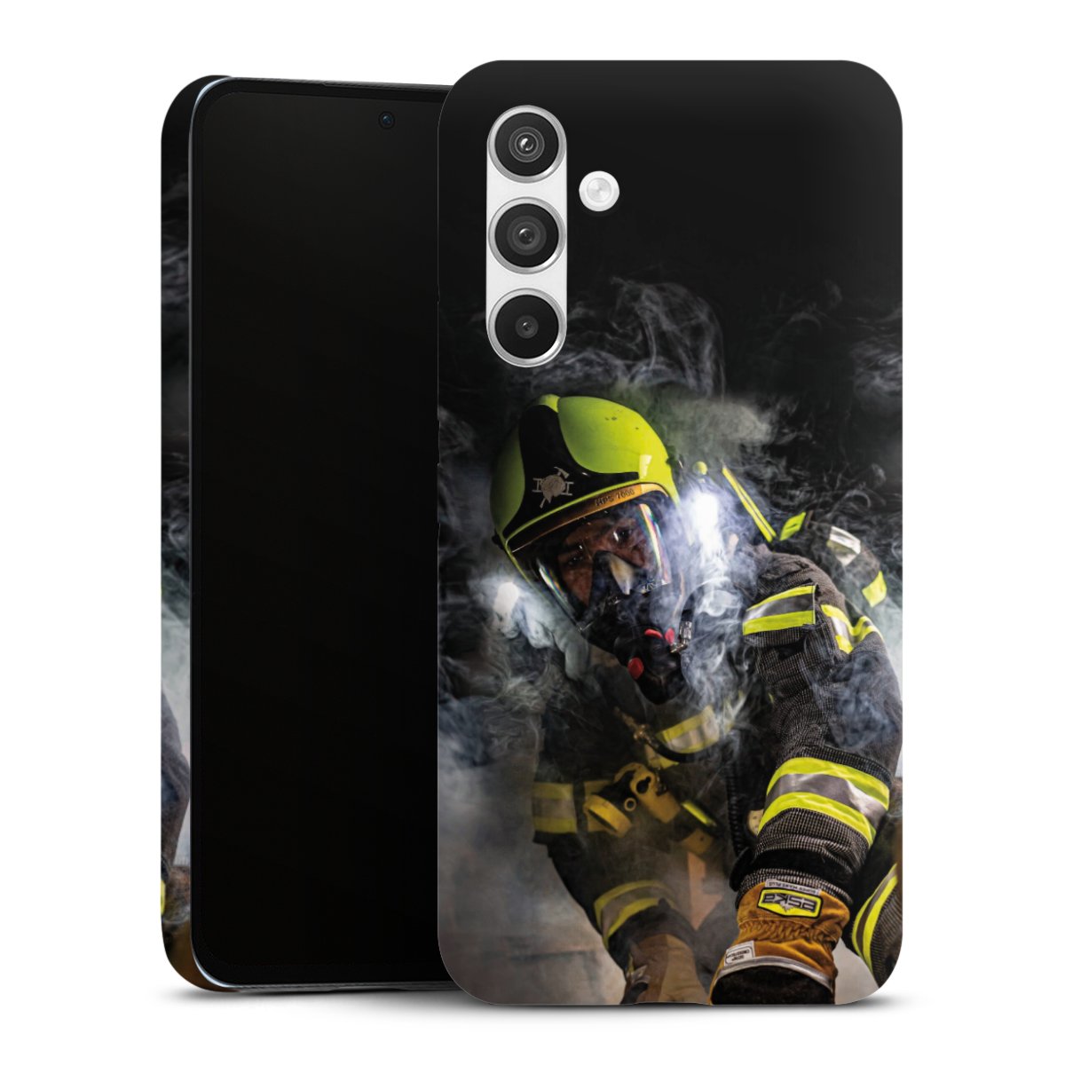 Galaxy A54 5G Handy Premium Case Smartphone Handyhülle Schutzhülle matt Fire Fire Fighter Fire Fighters Premium Case
