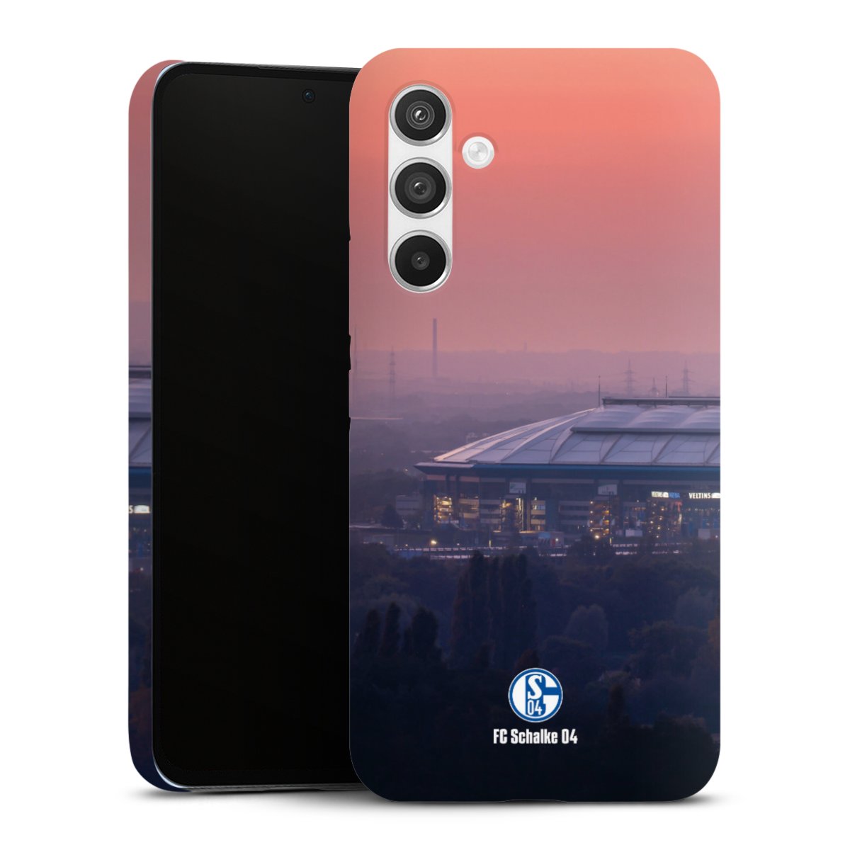 Galaxy A54 5G Handy Premium Case Smartphone Handyhülle Schutzhülle matt Fc Schalke 04 Stadium Schalke 04 Premium Case