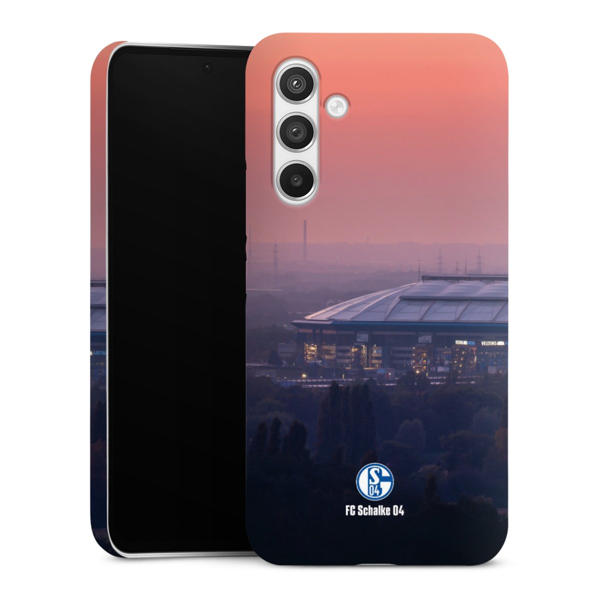 Galaxy A54 5G Handy Premium Case Smartphone Handyhülle Schutzhülle glänzend Fc Schalke 04 Stadium Schalke 04 Premium Case