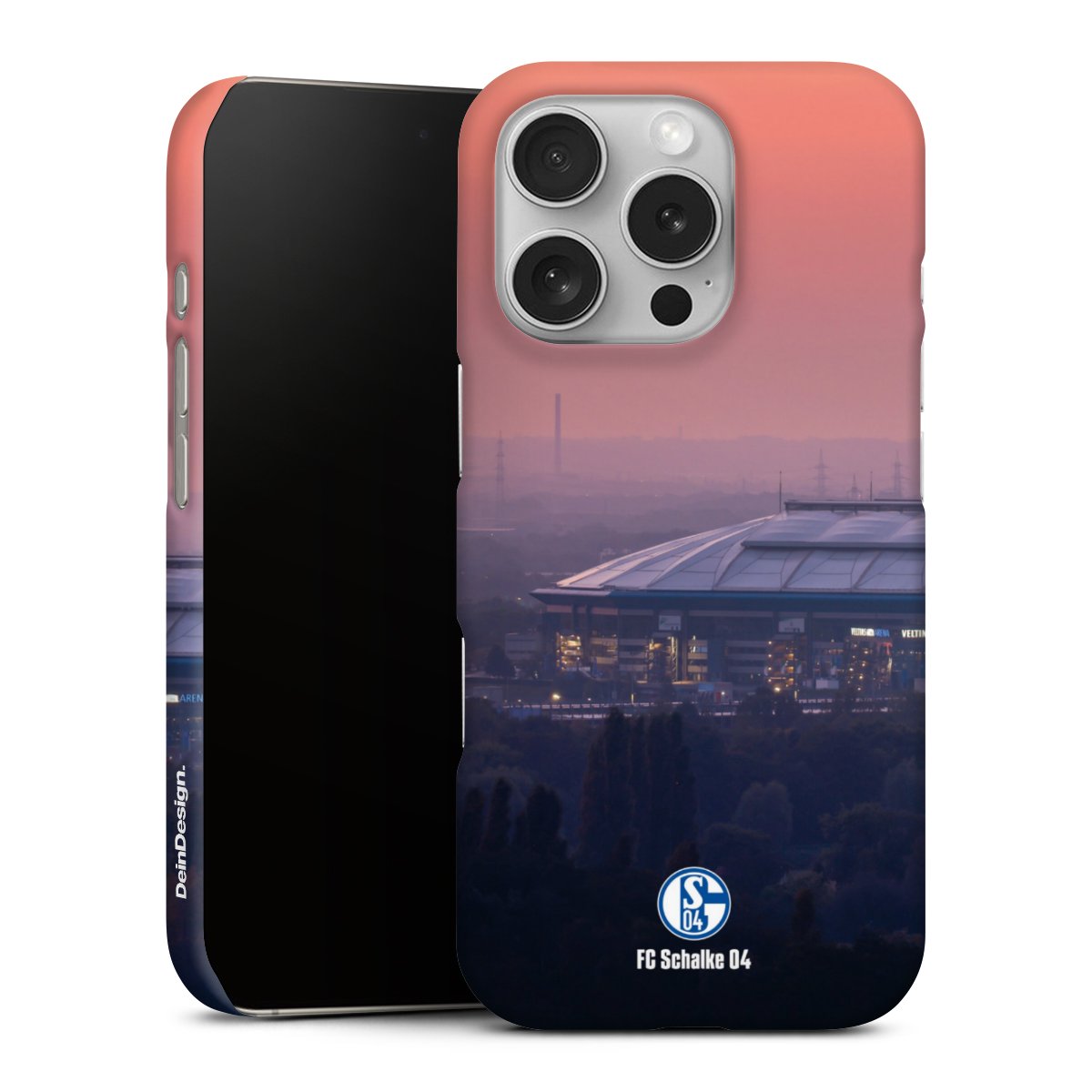 iPhone 16 Pro Handy Premium Case Smartphone Handyhülle Schutzhülle matt Stadium Schalke 04 Fc Schalke 04 Premium Case