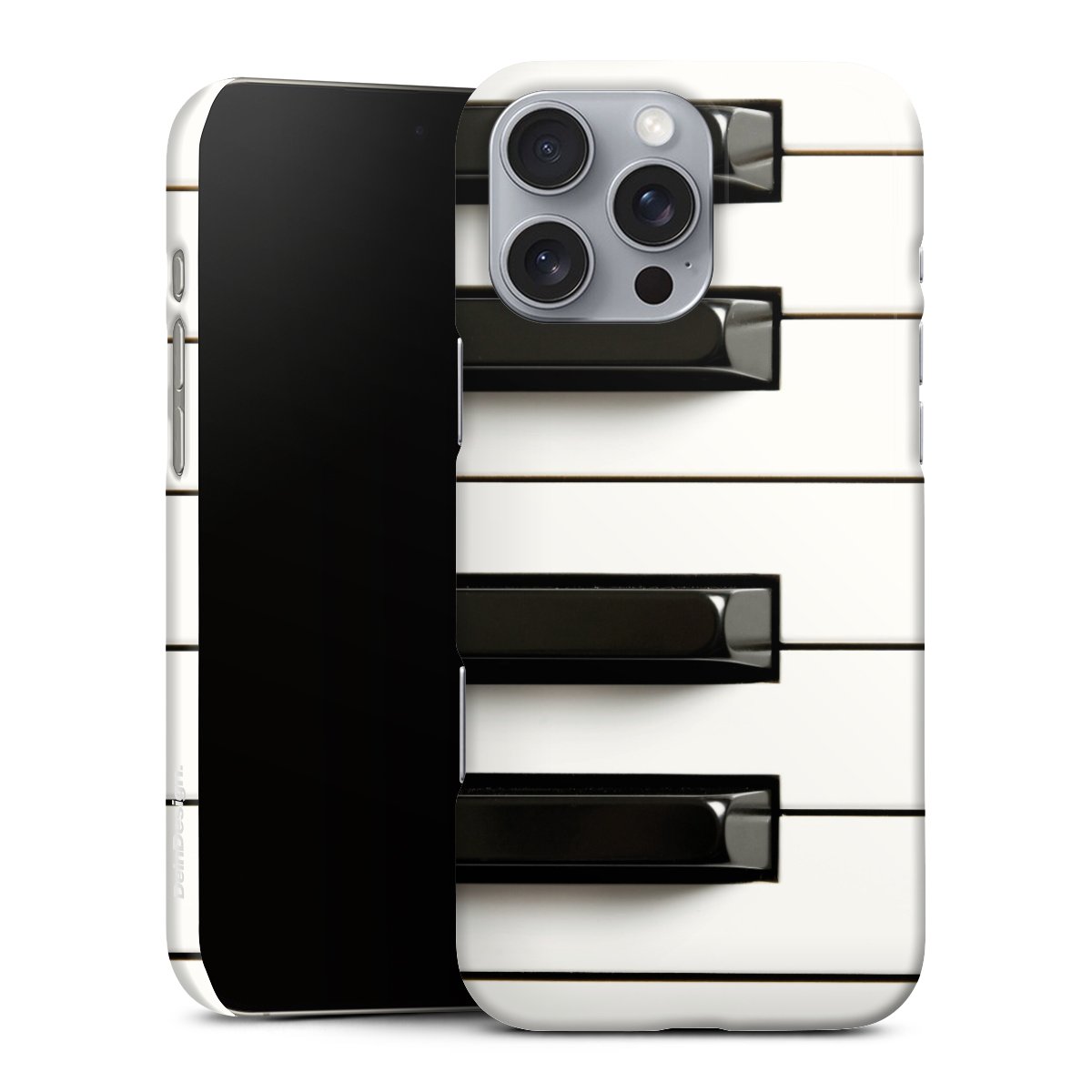 iPhone 16 Pro Max Handy Premium Case Smartphone Handyhülle Schutzhülle matt Music Piano Klavier Premium Case