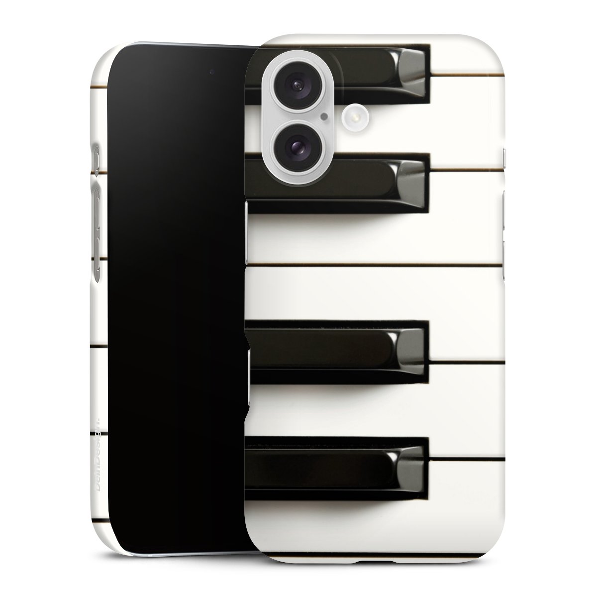 iPhone 16 Handy Premium Case Smartphone Handyhülle Schutzhülle glänzend Music Piano Klavier Premium Case