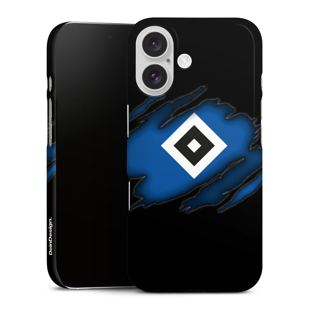 iPhone 16 Handy Premium Case Smartphone Handyhülle Schutzhülle glänzend Official Licensed Product Hsv Hamburger Sv Premium Case