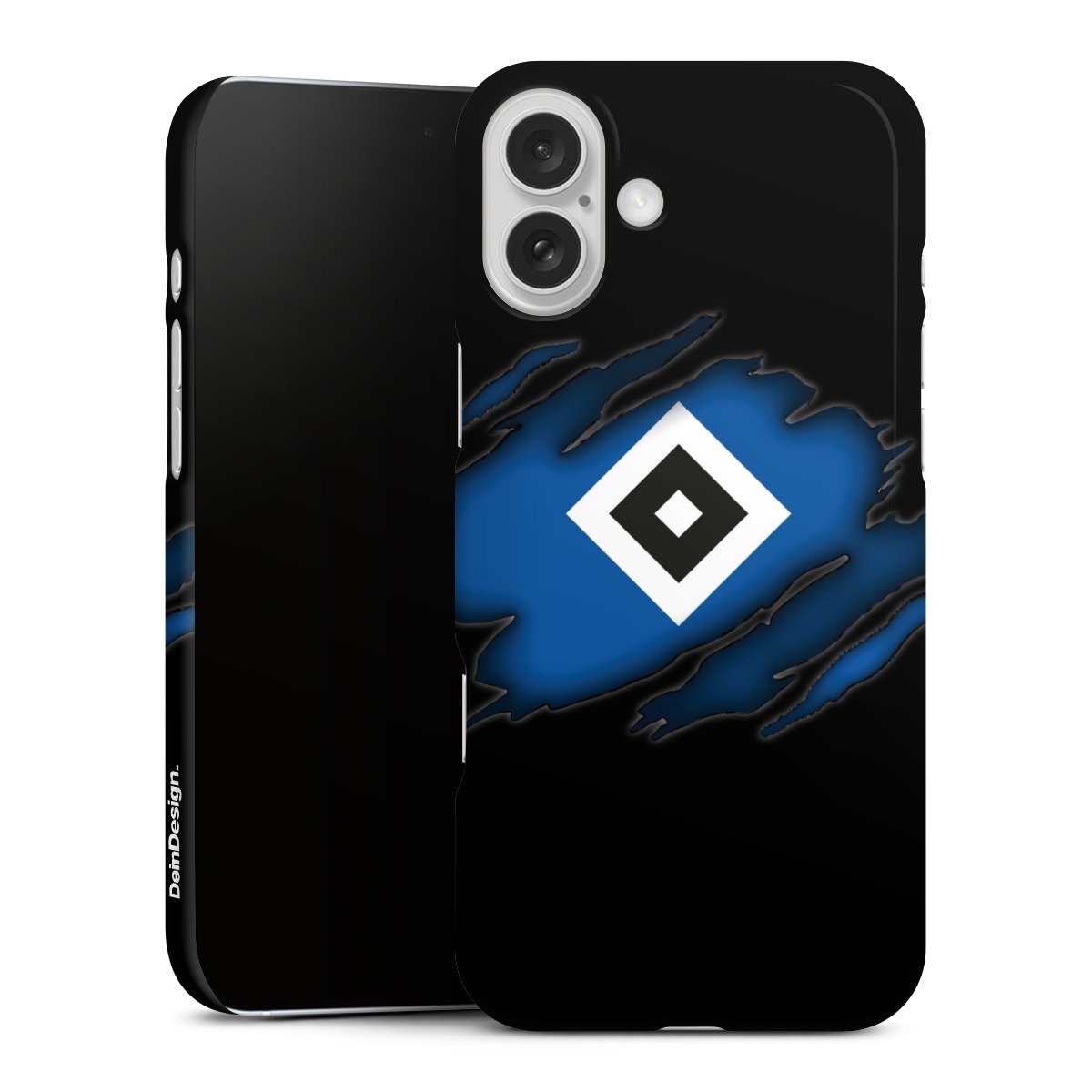 iPhone 16 Plus Handy Premium Case Smartphone Handyhülle Schutzhülle glänzend Official Licensed Product Hsv Hamburger Sv Premium Case