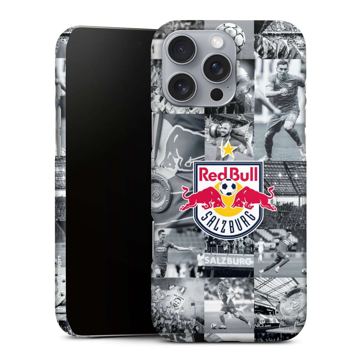 iPhone 16 Pro Max Handy Premium Case Smartphone Handyhülle Schutzhülle glänzend Salzburg Fc Red Bull Salzburg Red Bull Premium Case